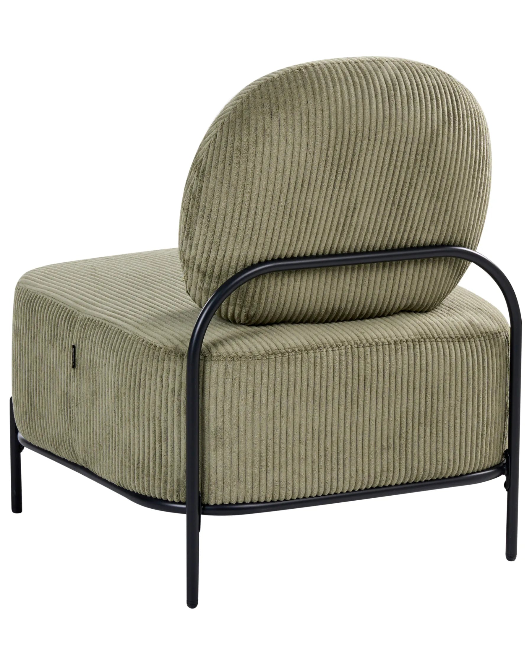 Armchair LUNDE Corduroy Green