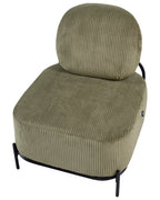 Armchair LUNDE Corduroy Green