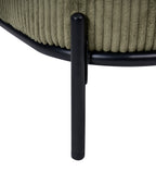 Armchair LUNDE Corduroy Green