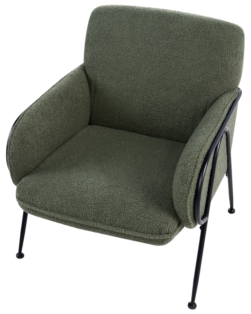 Armchair TRYSNES Boucle Green