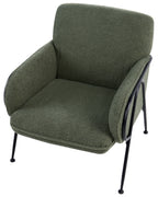 Armchair TRYSNES Boucle Green