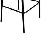 Set of 2 Bar Chairs MINA Boucle White