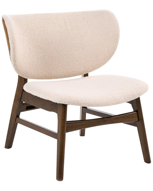 Armchair DAY Boucle Brown/ Light Beige
