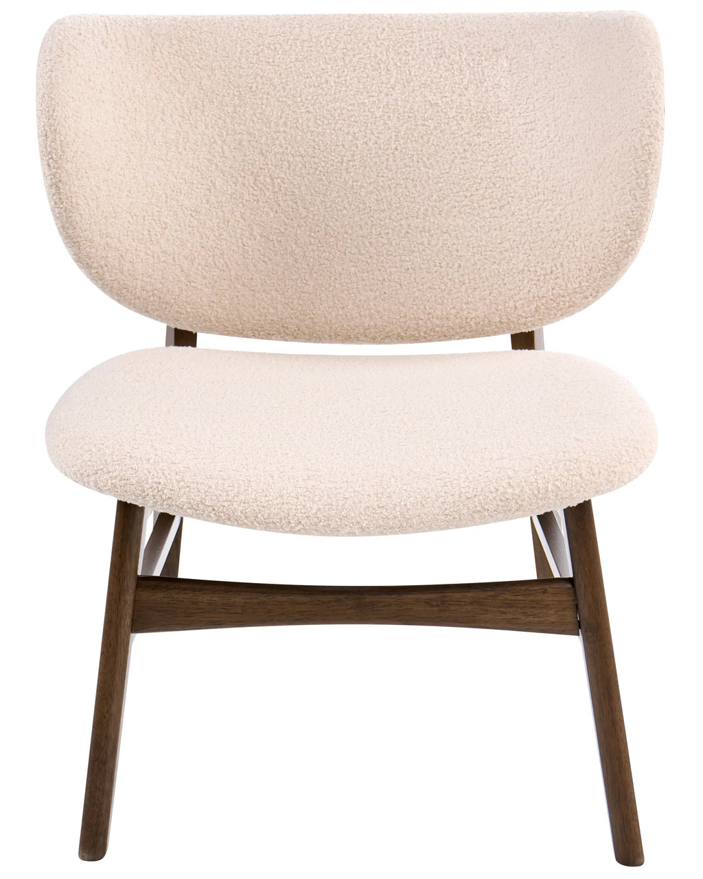 Armchair DAY Boucle Brown/ Light Beige