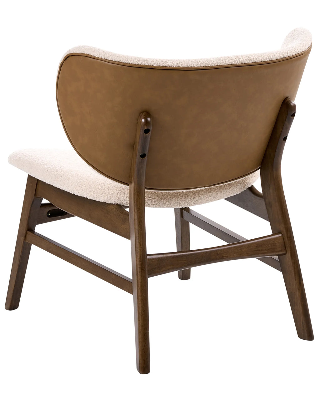 Armchair DAY Boucle Brown/ Light Beige