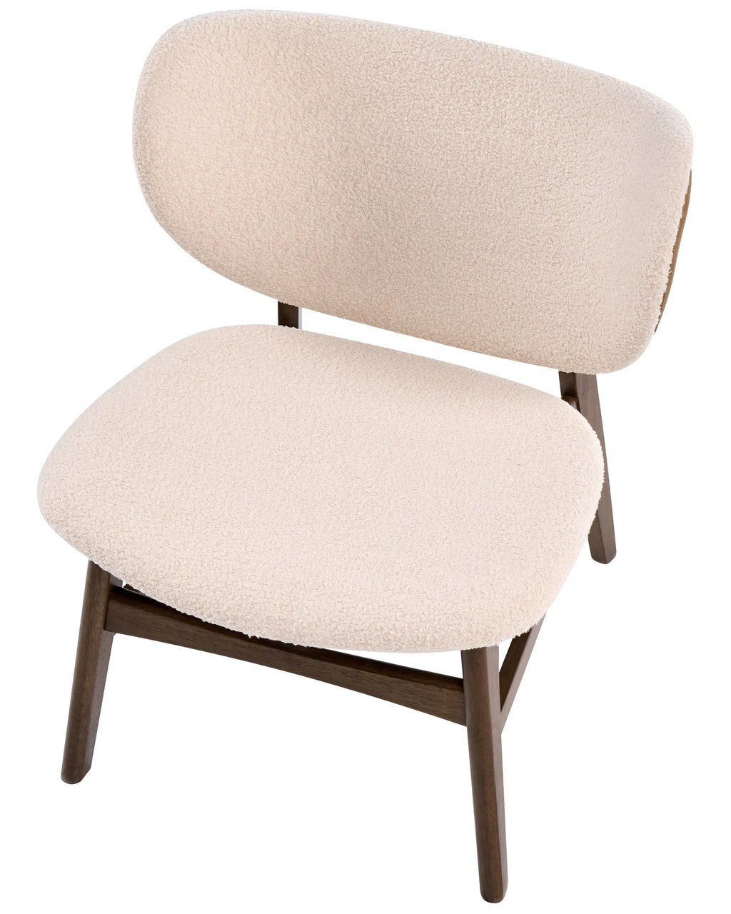 Armchair DAY Boucle Brown/ Light Beige
