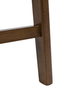 Set of 2 Bar Chairs LILLY Brown/ Beige