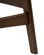 Set of 2 Bar Chairs ELAINE Boucle Brown/ Light Beige