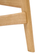 Set of 2 Bar Chairs ELAINE Boucle Light Brown/ Beige