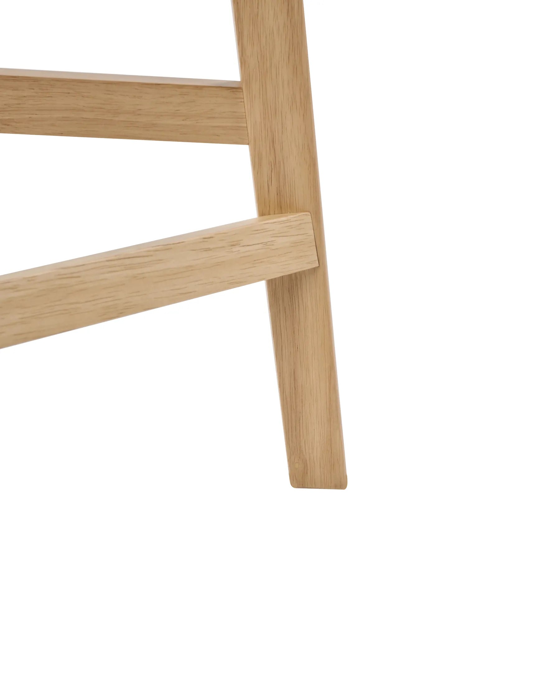 Set of 2 Bar Chairs HOPE Wood Light Brown/ Grey