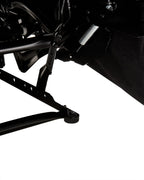 Recliner Chair BERGEN with Footrest Faux Leather Black