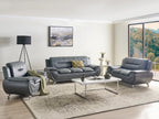 Armchair LEIRA II Faux Leather Grey
