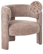 Armchair BUREA Chenille Taupe
