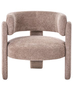 Armchair BUREA Chenille Taupe