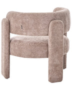 Armchair BUREA Chenille Taupe