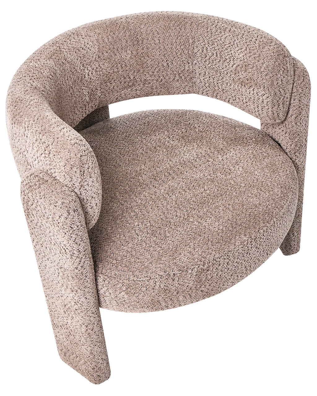Armchair BUREA Chenille Taupe