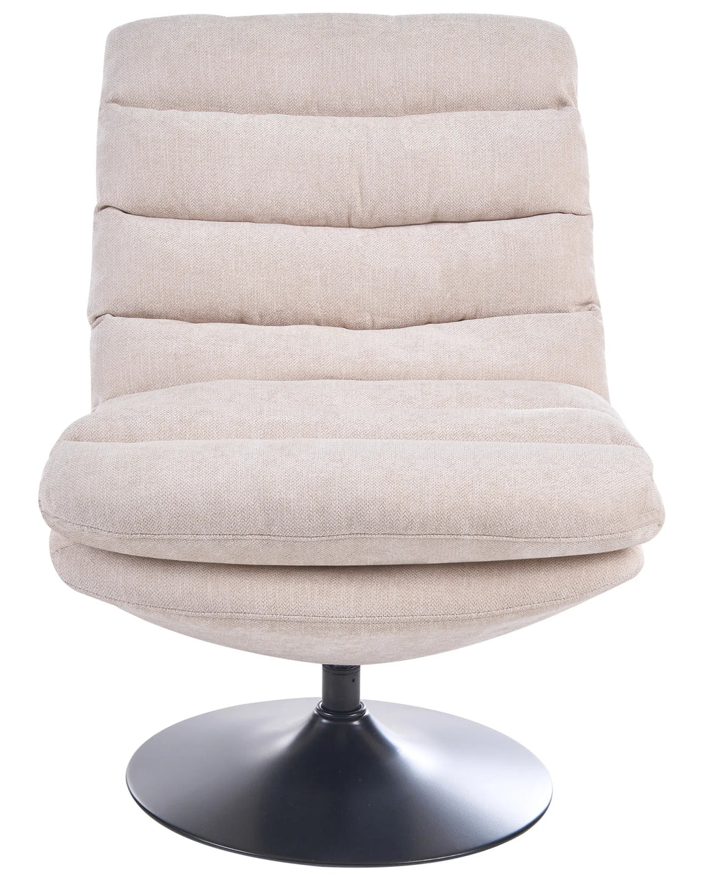 Swivel Armchair HOVET Light Beige