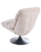 Swivel Armchair HOVET Light Beige