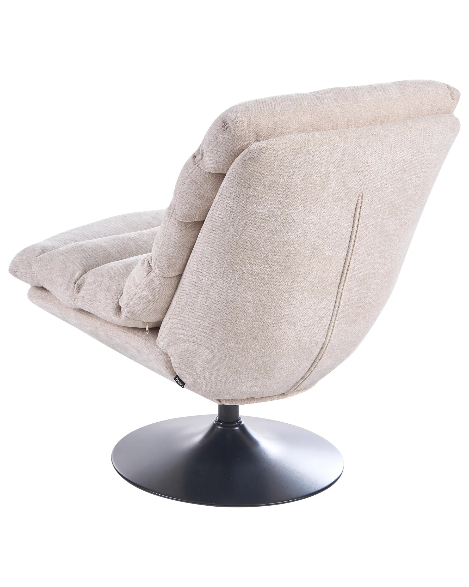 Swivel Armchair HOVET Light Beige