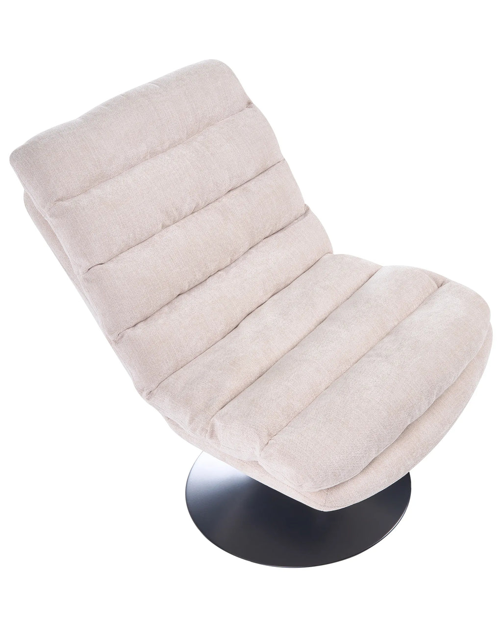 Swivel Armchair HOVET Light Beige
