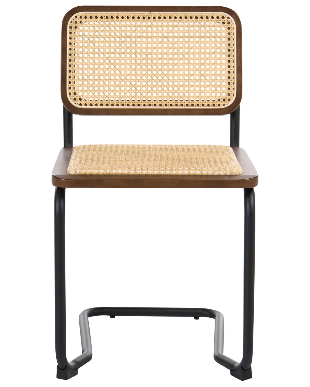 Set of 2 Dining Chairs CORDOVA Rattan Brown