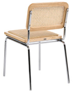 Set of 2 Dining Chairs CORVALLIS PE Rattan Light Brown