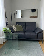 Side Table AMISK Tempered Glass Transparent