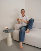 Side Table AMISTAD Metal White