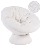 Swivel Armchair RINGSTED Boucle Off-White