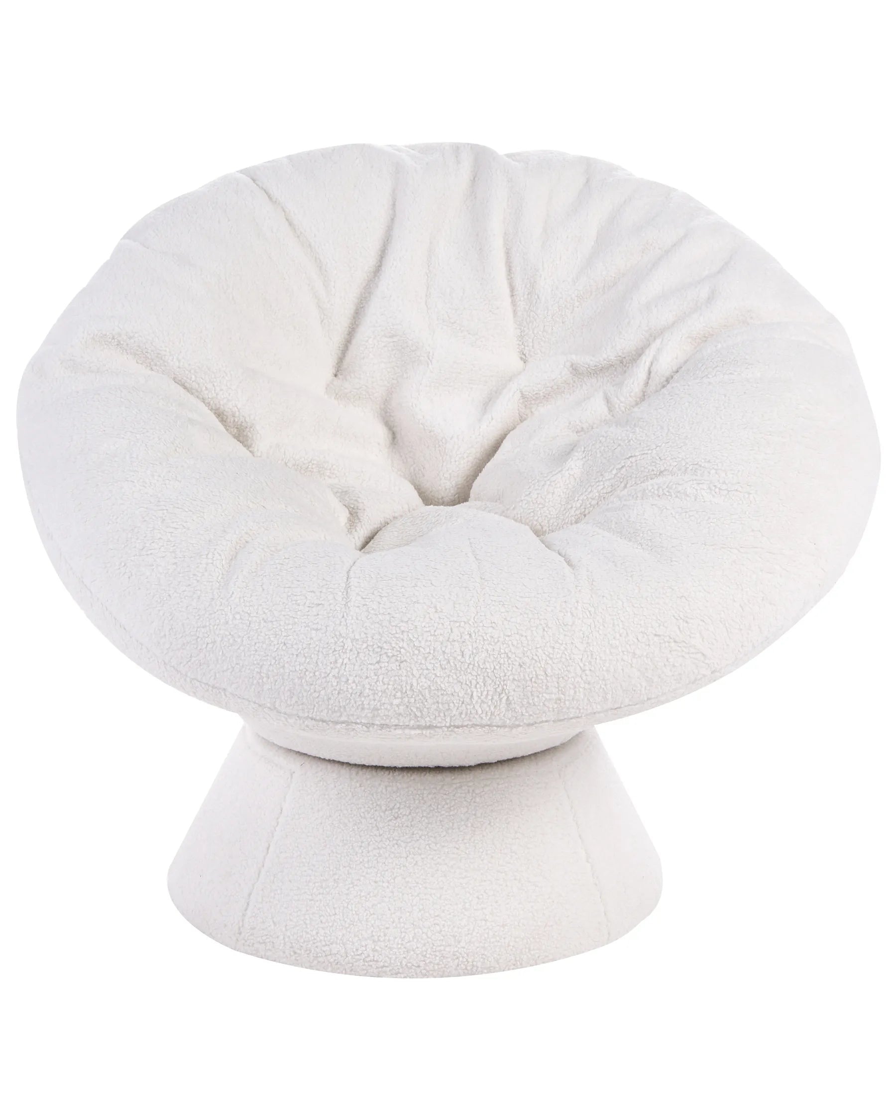 Swivel Armchair RINGSTED Boucle Off-White
