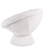 Swivel Armchair RINGSTED Boucle Off-White