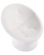 Swivel Armchair RINGSTED Boucle Off-White