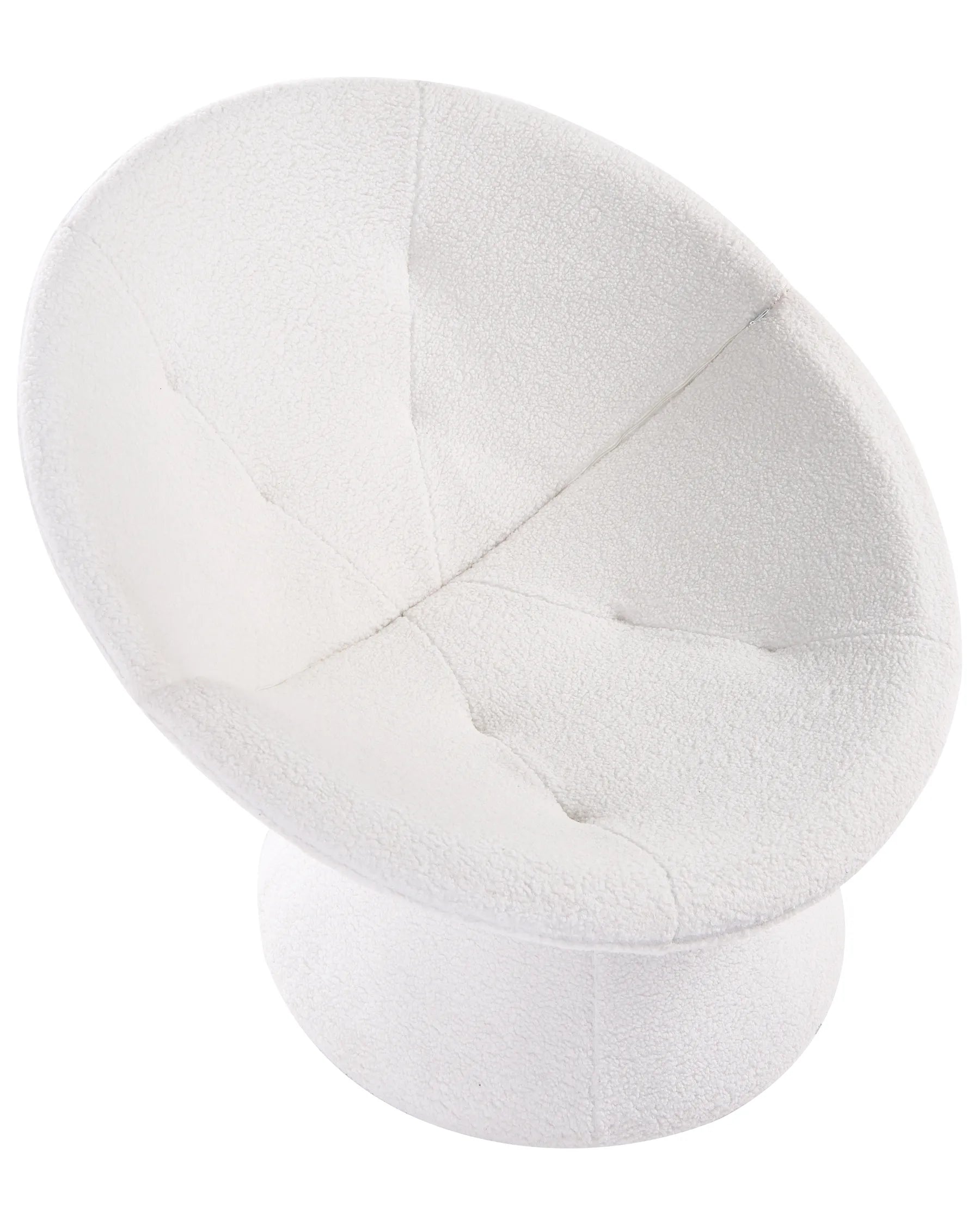 Swivel Armchair RINGSTED Boucle Off-White