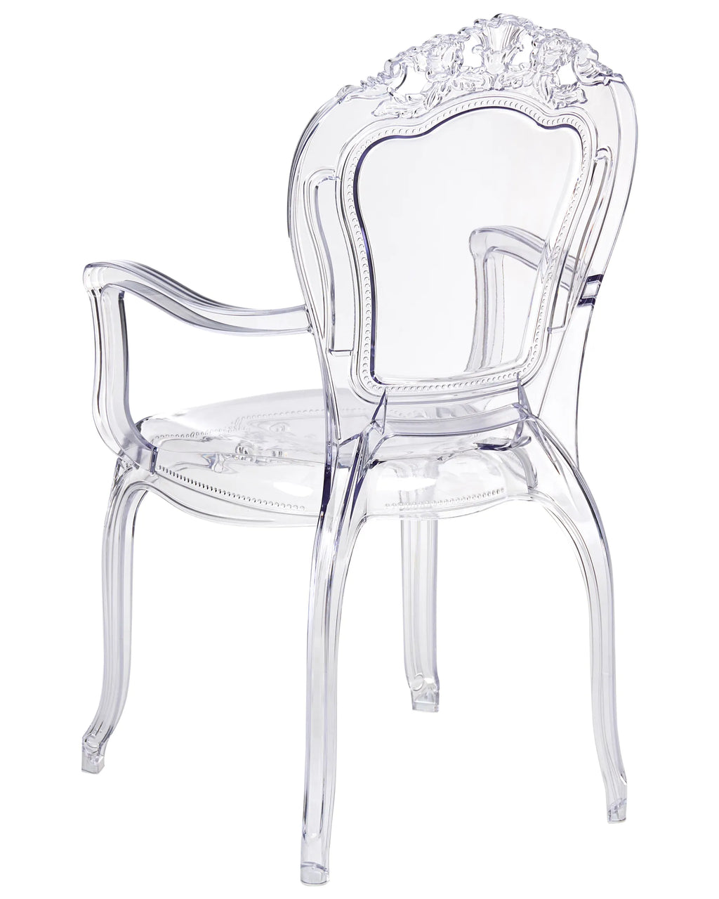 Set of 2 Dining Chairs VERMONT Transparent