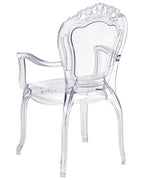 Set of 2 Dining Chairs VERMONT Transparent