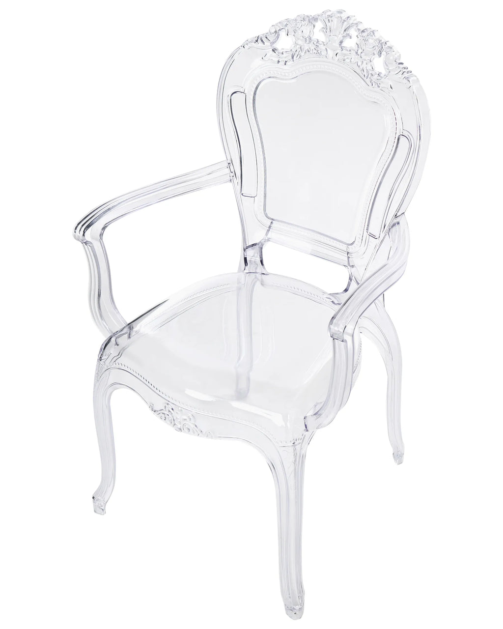 Set of 2 Dining Chairs VERMONT Transparent