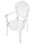 Set of 2 Dining Chairs VERMONT Transparent