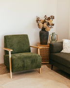 Armchair LESJA Fabric Green