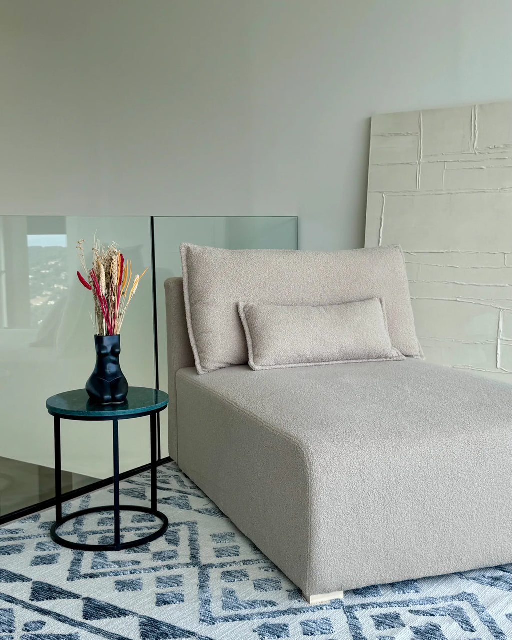 Side Table TYRELL Marble Dark Green