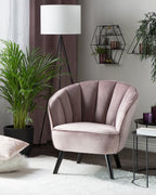 Armchair DALA Velvet Pink
