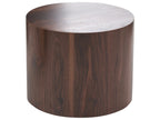 Set of 2 Coffee Tables HAVANA Dark Brown — angled product view
