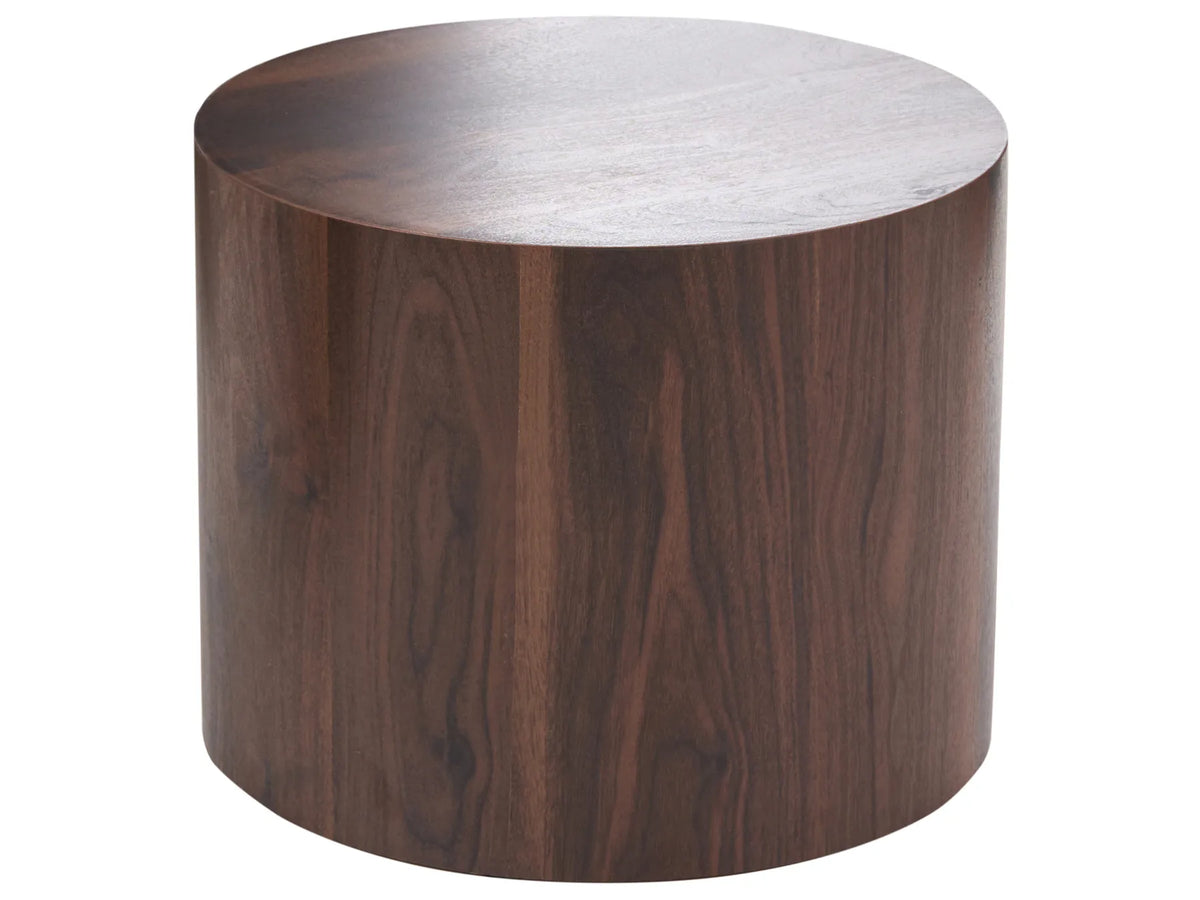 Set of 2 Coffee Tables HAVANA Dark Brown — angled product view