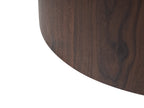 Set of 2 Coffee Tables HAVANA Dark Brown — side product view
