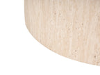 Set of 2 Coffee Tables MANTI Travertine Effect
