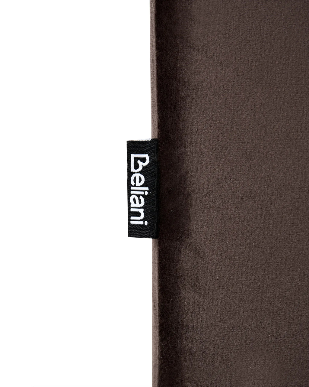 Armchair CHESTERFIELD Velvet Dark Brown