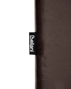 Armchair CHESTERFIELD Velvet Dark Brown