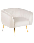 Armchair LACONIA Velvet Off-White