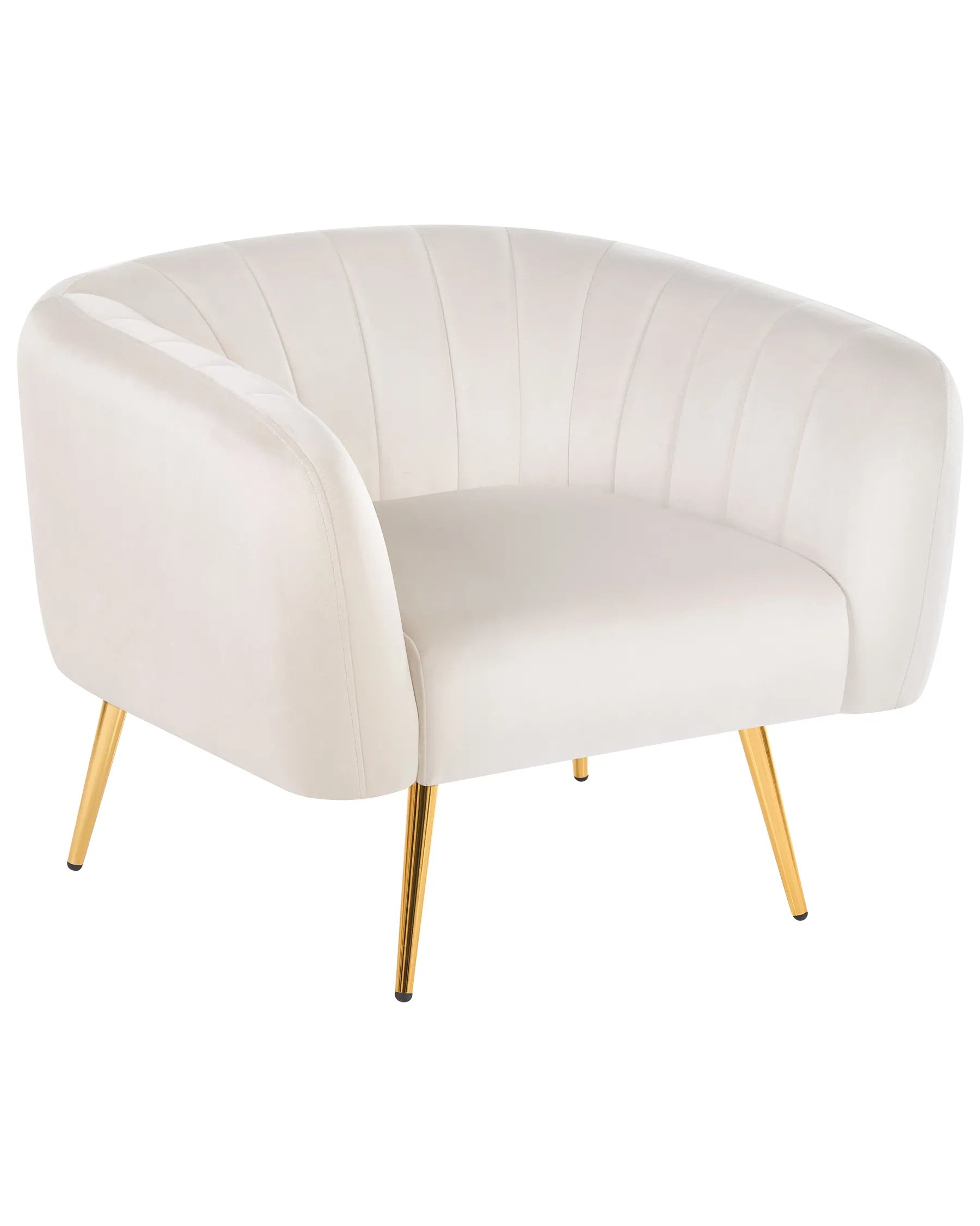 Armchair LACONIA Velvet Off-White