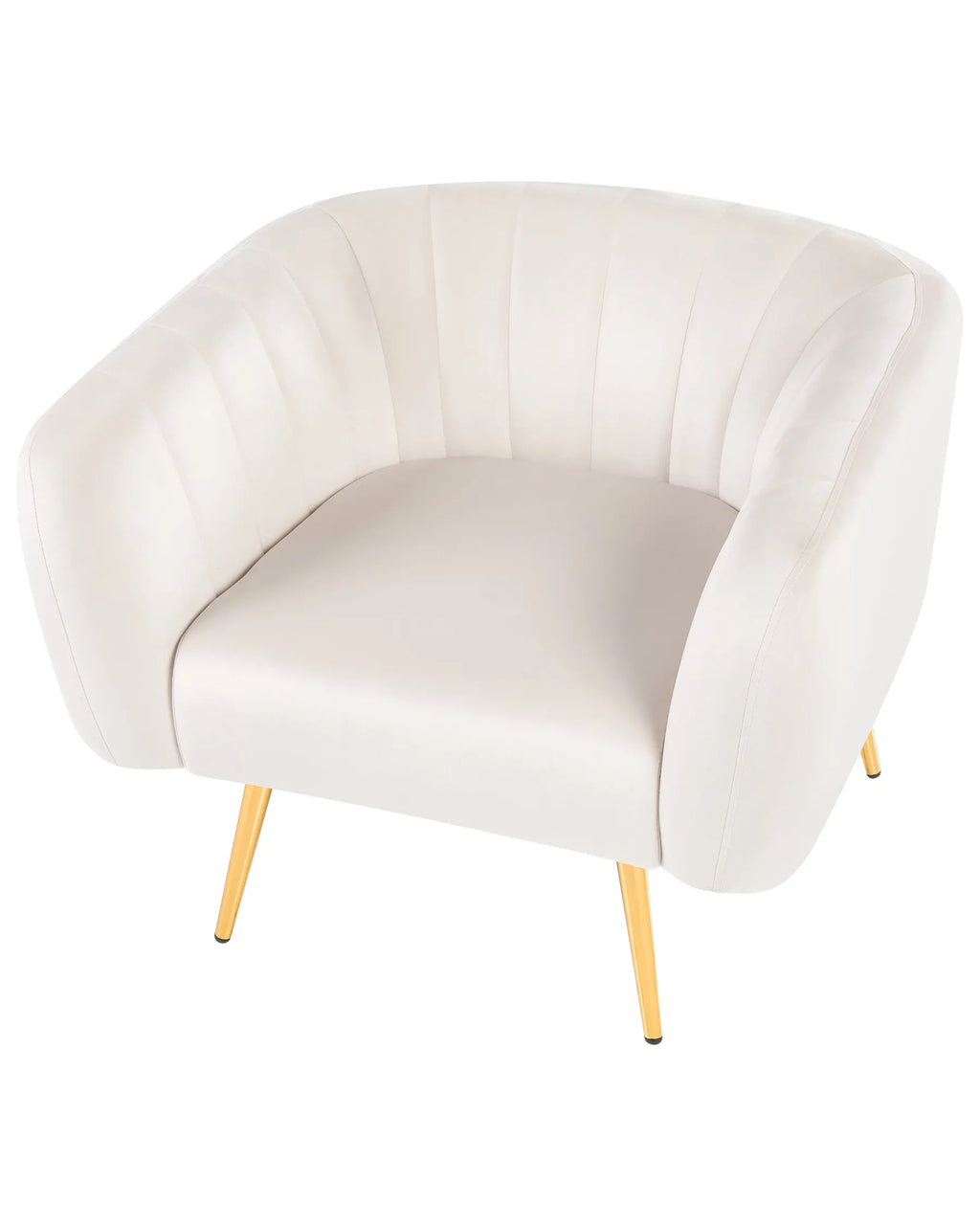 Armchair LACONIA Velvet Off-White