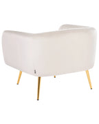 Armchair LACONIA Velvet Off-White